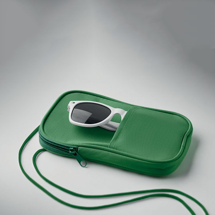 Wilbur RPET cross body travel pouch. (3)