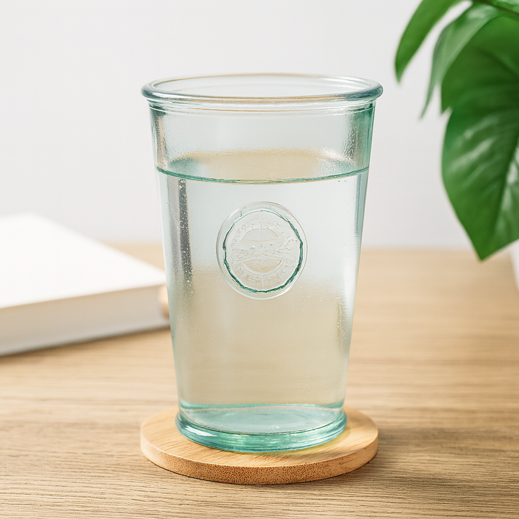 Cocoa Natural bamboo coaster.