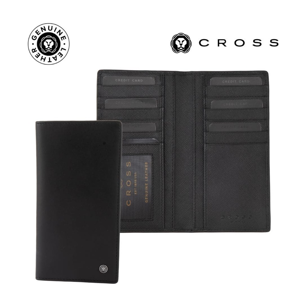 Cross long wallet Cross soft grain leather 12CC longcoat wallet (1)