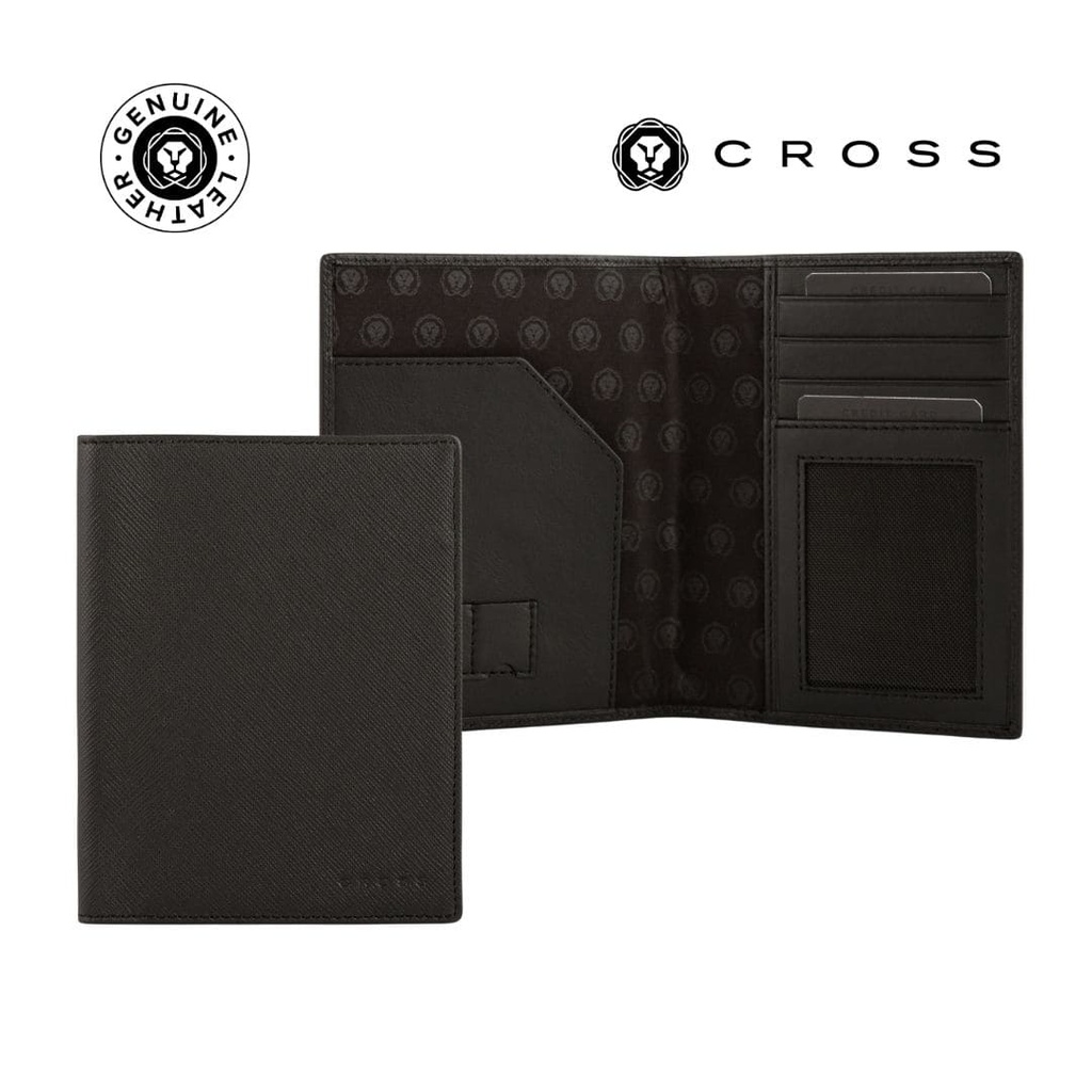 Cross passport cover Cross saffiano leather 4CC passport cover (1)