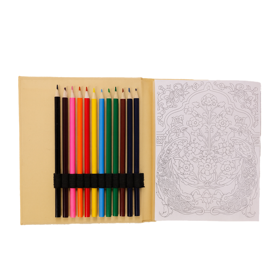 Elie 25 Pages & 12 high-quality pencils set (1)