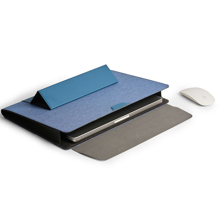 FULDA - CHANGE Collection RPET Laptop Case & Workstation - Navy Blue