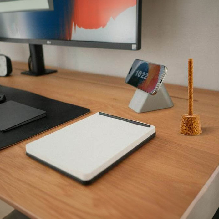 Greendale Eco cork pen & cork barrel. (2)