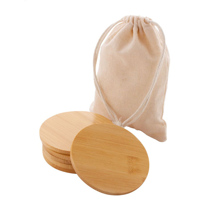 Mocha Set of 6 bamboo coasters (3)