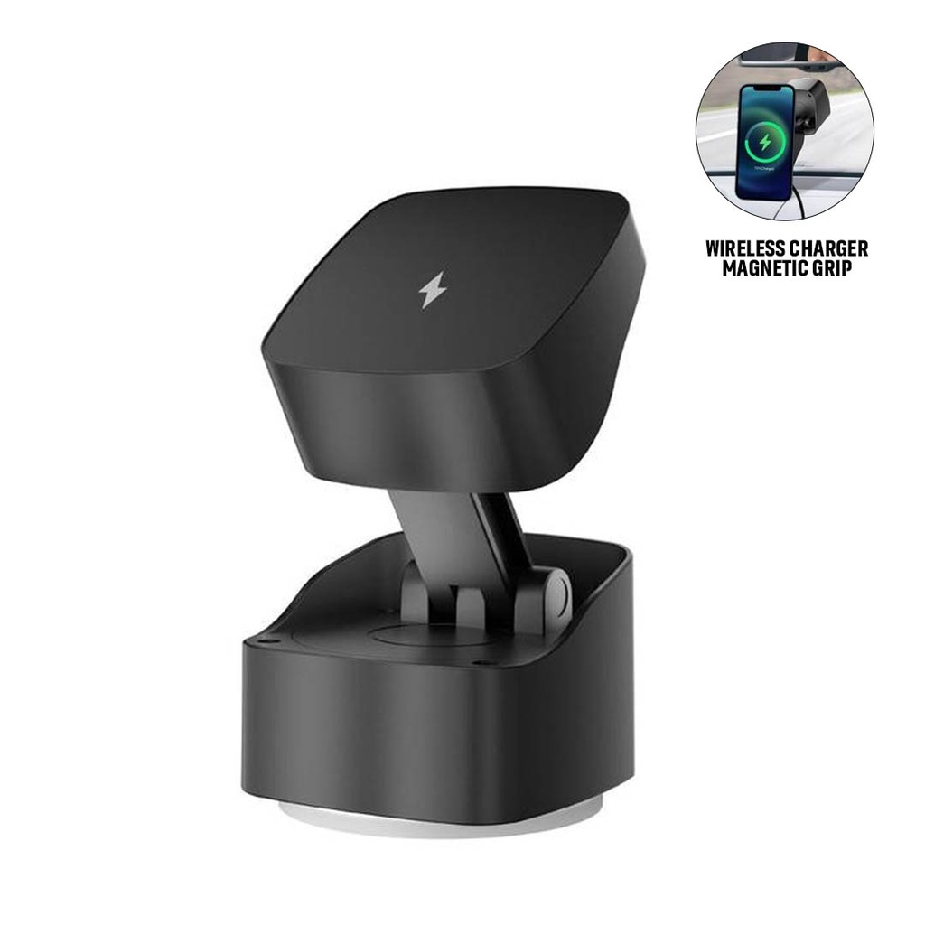 Solen 15W MagSafe wireless car mobile holder (1)