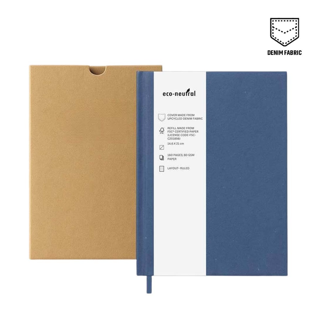 Straylight Eco A5 denim paper Cover A5 notebook (1)