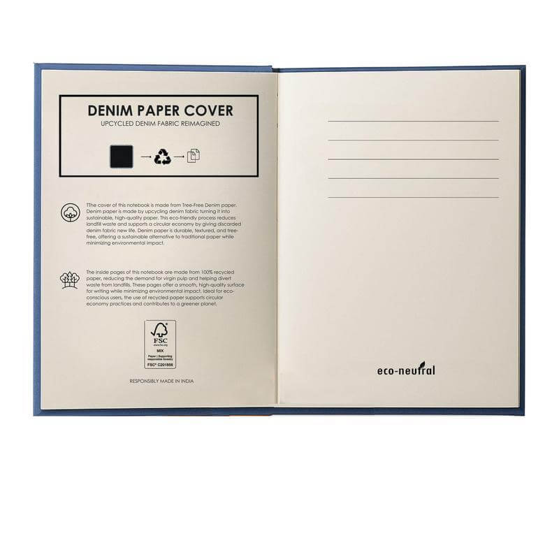 Straylight Eco A5 denim paper Cover A5 notebook (2)