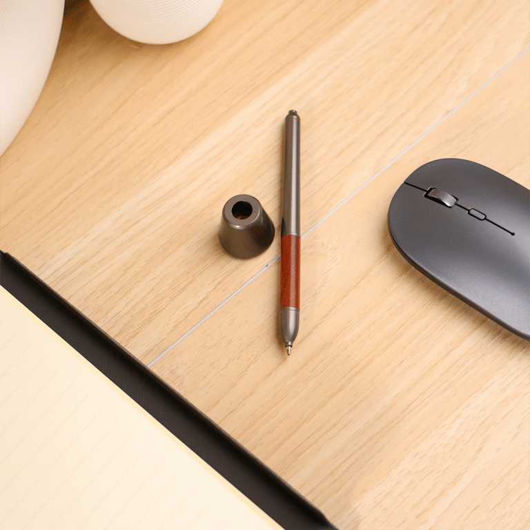 Vonnar Natural red wood ballpoint pen (1)