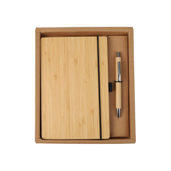 Birch A5 Bamboo notebook & pen set (5)