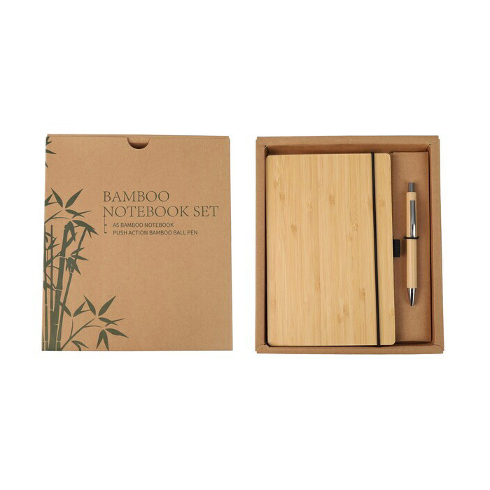 Birch A5 Bamboo notebook & pen set (8)