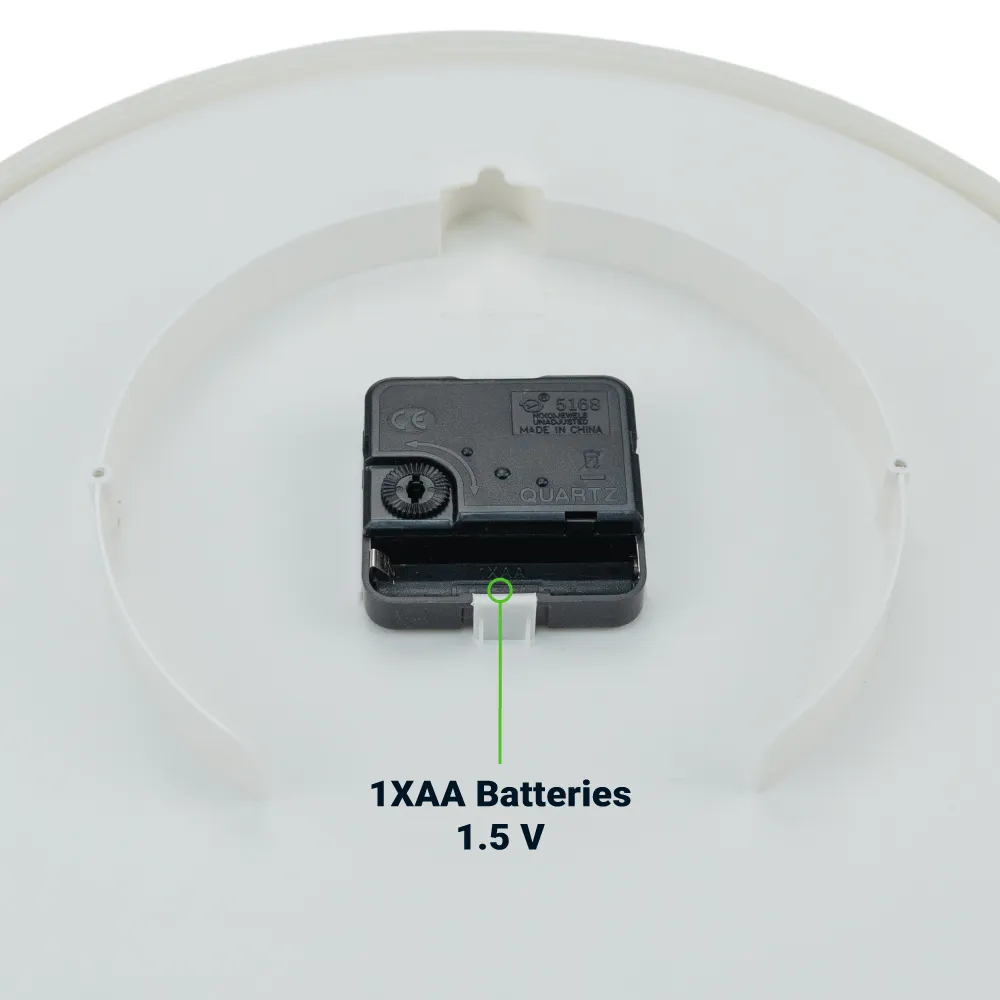 Butch Matte finish round wall clock. (4)