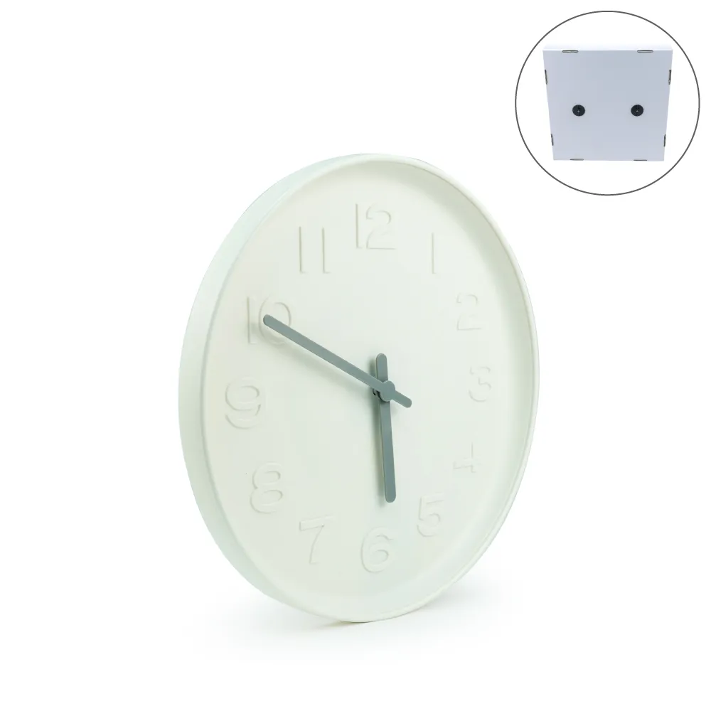 Butch Matte finish round wall clock. (5)
