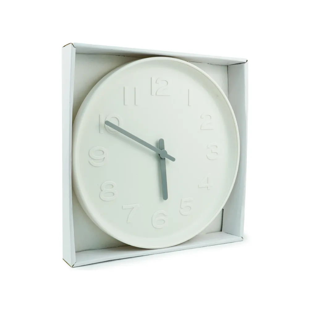 Butch Matte finish round wall clock. (7)