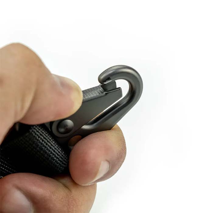 Zinger PU Leather key ring with sling snap hook (6)