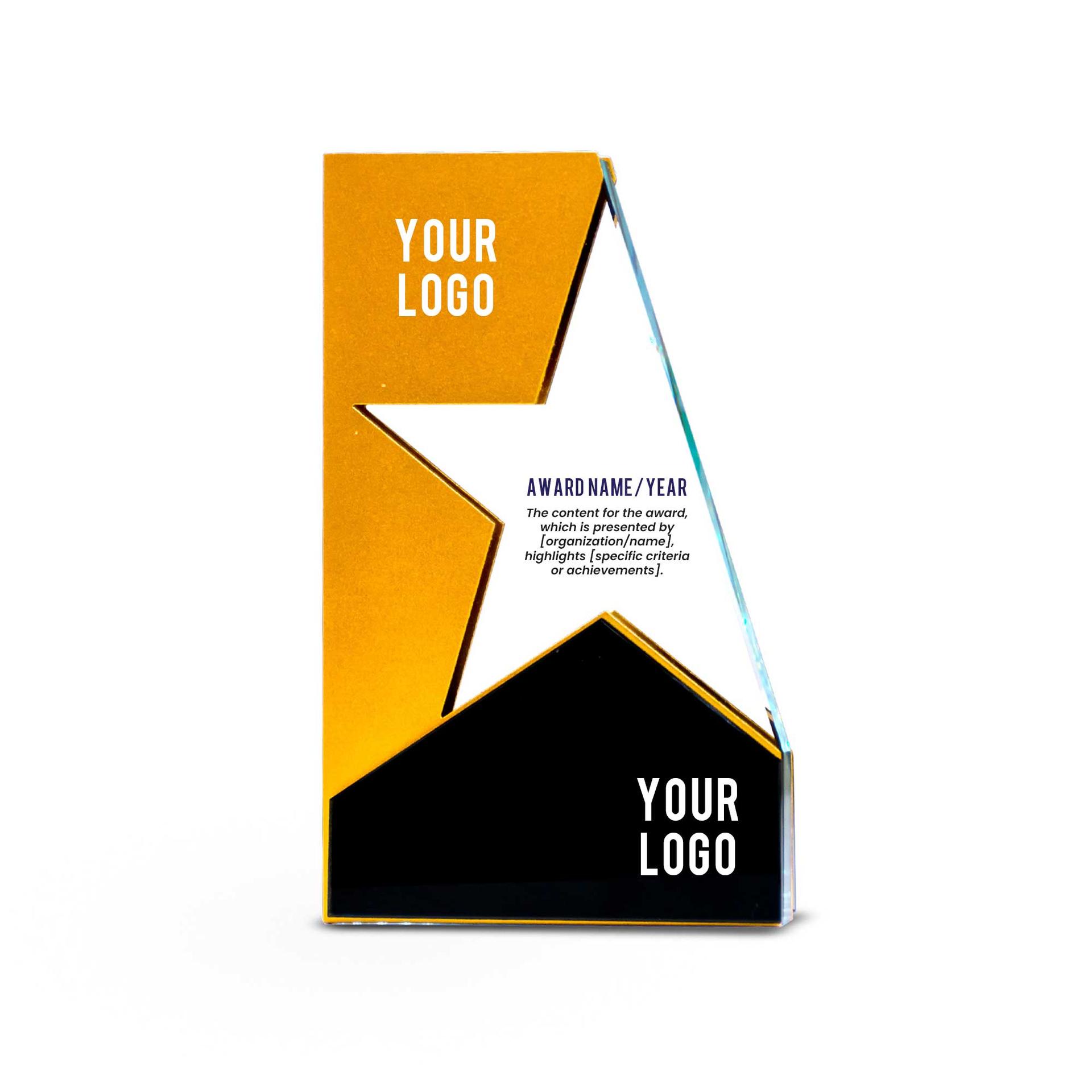 Mastery Star shape award trophy (1)