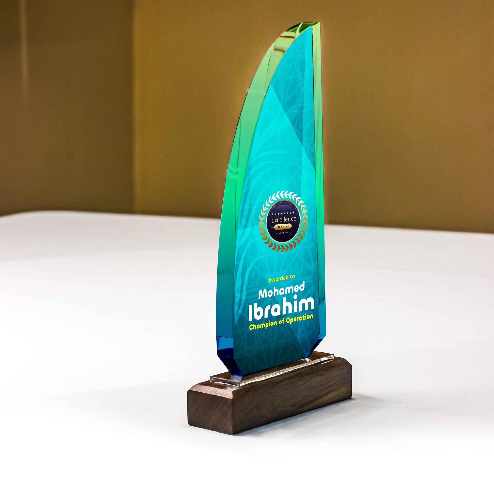 Performer Award trophy sail shape (2)