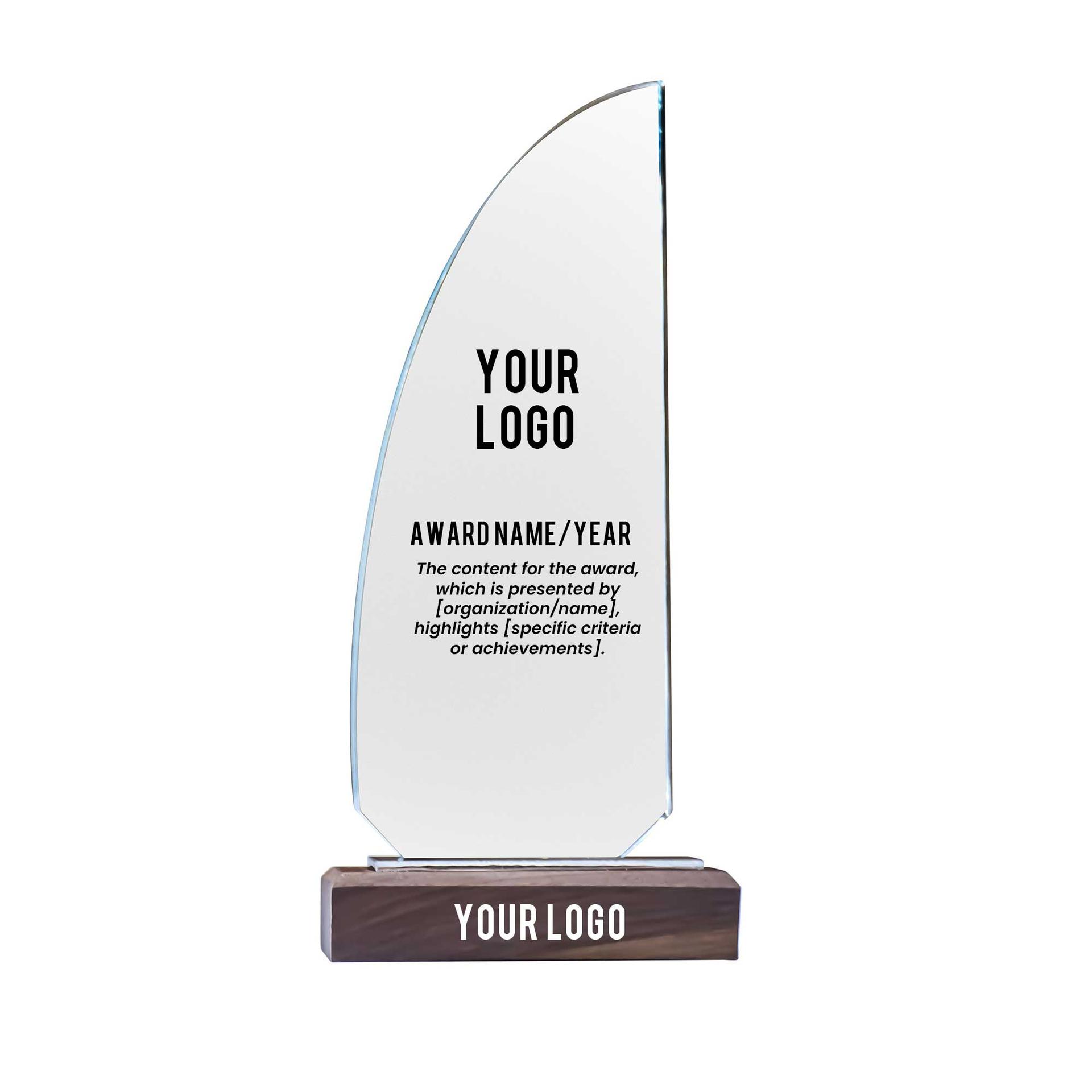 Performer Award trophy sail shape (3)