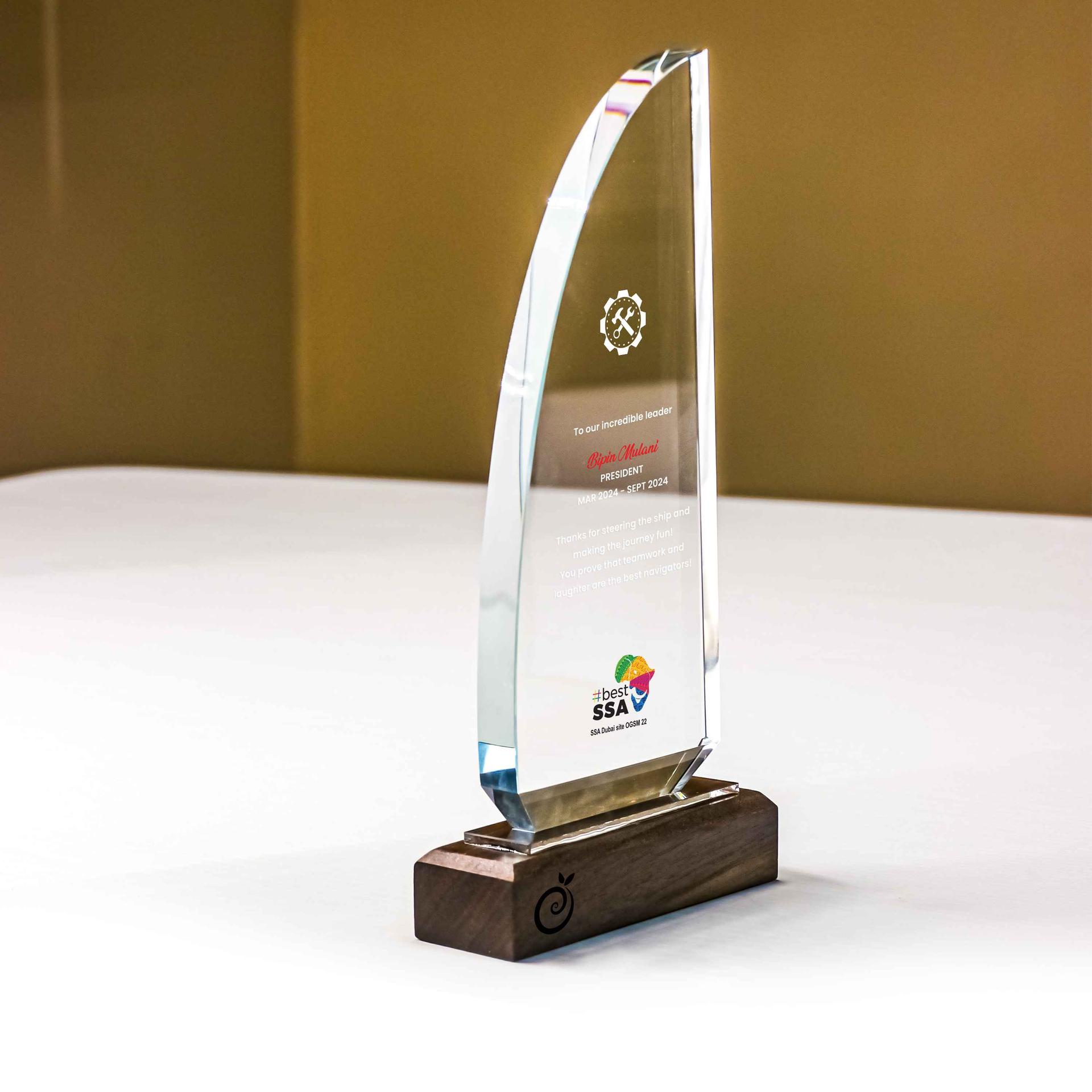 Performer Award trophy sail shape (4)
